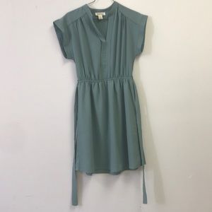 Pretty turquoise/sage green dress size m